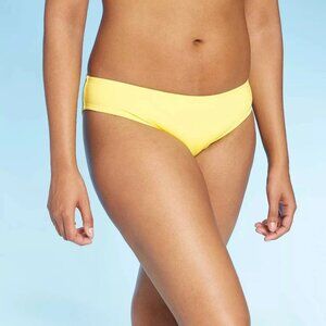 Kona Sol Size XL 16-18 Light Yellow Hipster Style Bikini Swim Bottom